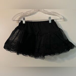 SPIRIT Black Petticoat Halloween Costume One Size
